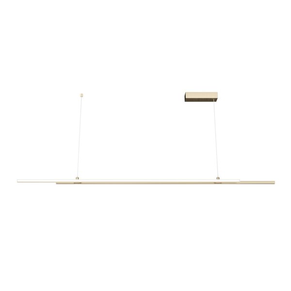 Suspension LED aluminium H : max. 120 cm en laiton