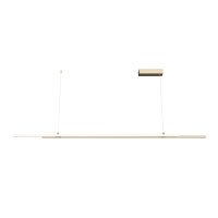Suspension LED aluminium H : max. 120 cm en laiton