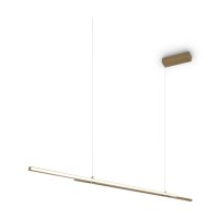 Suspension LED aluminium H : max. 305,5 cm en laiton