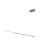 Suspension LED aluminium H : max. 305,5 cm en laiton