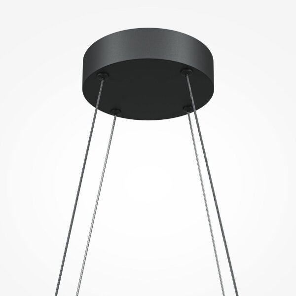 Lampe à suspendre LED aluminium H : max. 307 cm noir 800 lm