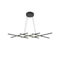 Lampe à suspendre LED aluminium H : max. 307 cm...