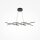 Lampe à suspendre LED aluminium H : max. 307 cm noir 800 lm