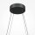 Lampe à suspendre LED aluminium H : max. 307 cm noir 800 lm
