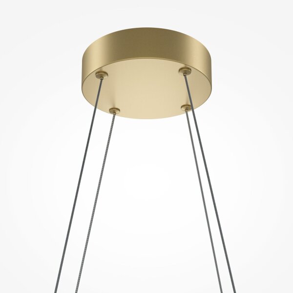 Suspension LED aluminium H : max. 305,7 cm en laiton