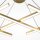 Suspension LED aluminium H : max. 305,7 cm en laiton