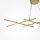 Suspension LED aluminium H : max. 305,7 cm en laiton