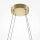 Suspension LED aluminium H : max. 305,7 cm en laiton