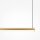 Lampe à suspendre aluminium LED H : max. 316,7 cm en laiton