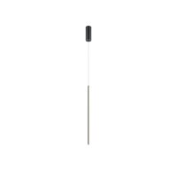 Suspension LED Aluminium rond D : 1,7 cm Noir LINA
