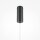 Suspension LED Aluminium rond D : 1,7 cm Noir LINA