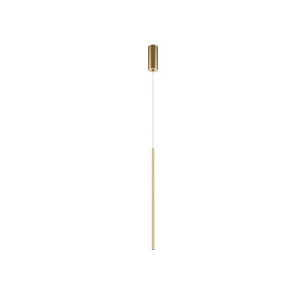 Suspension LED aluminium D : 1,7 cm rond en laiton