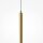 Suspension LED aluminium D : 1,7 cm rond en laiton