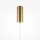 Suspension LED aluminium D : 1,7 cm rond en laiton