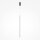 Suspension LED Aluminium D : 1,7 cm H : max. 415 cm