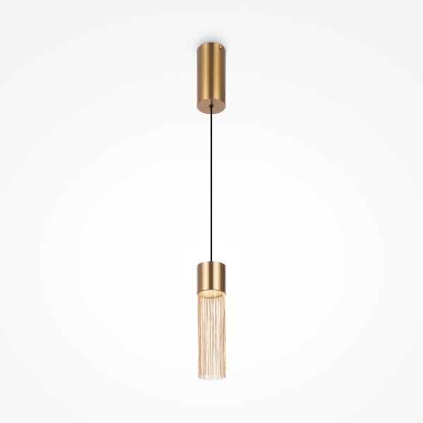 Suspension LED métal D : 8 cm rond H : max. 132 cm LIV