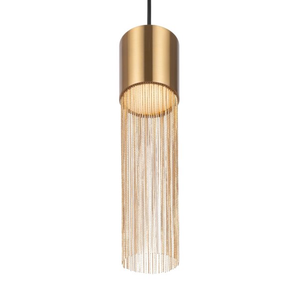 Suspension LED métal D : 8 cm rond H : max. 132 cm LIV