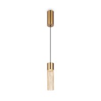Suspension LED métal D : 8 cm rond H : max. 132 cm...
