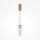 Suspension LED métal D : 8 cm rond H : max. 132 cm LIV