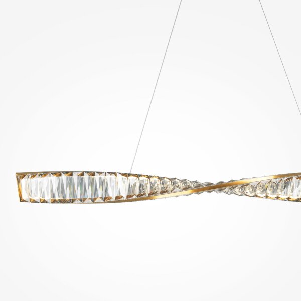 Suspension LED métal H : max. 311,1 cm en laiton