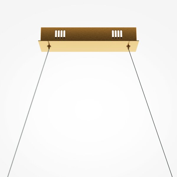 Suspension LED métal H : max. 311,1 cm en laiton