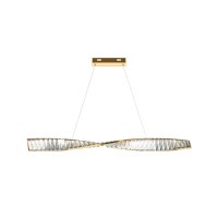 Suspension LED métal H : max. 311,1 cm en laiton