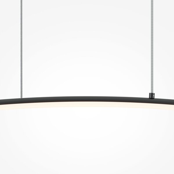 Suspension LED métal H : max. 305,7 cm noir 800 lm