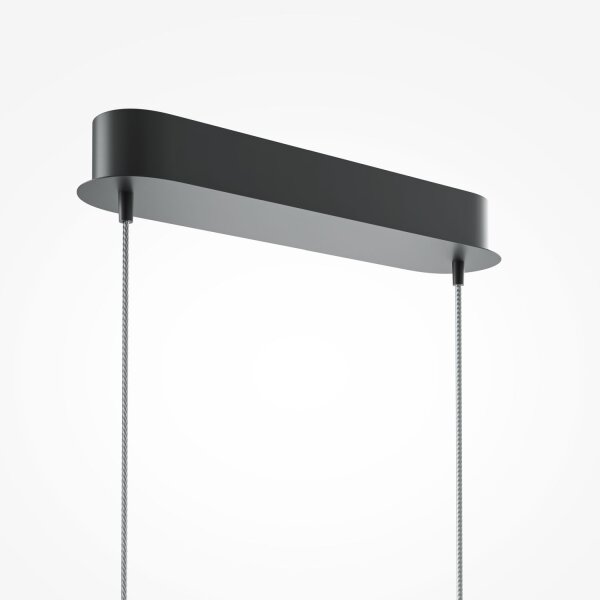 Suspension LED métal H : max. 305,7 cm noir 800 lm
