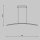 Suspension LED métal H : max. 305,7 cm noir 800 lm