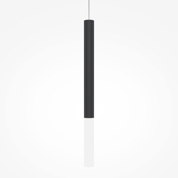 Suspension LED aluminium Ø 3 cm H : max. 345 cm rond
