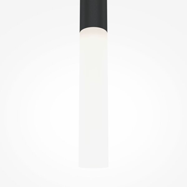 Suspension LED aluminium Ø 3 cm H : max. 345 cm rond