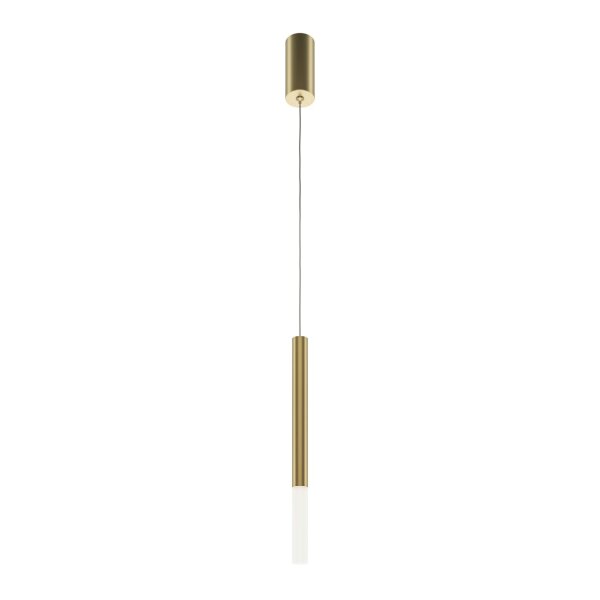 Suspension LED aluminium ronde D : 3 cm H : max. 345 cm