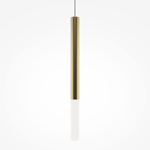 Suspension LED aluminium ronde D : 3 cm H : max. 345 cm