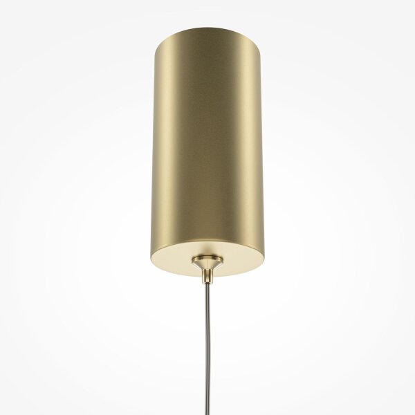 Suspension LED aluminium ronde D : 3 cm H : max. 345 cm