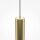 Suspension LED aluminium ronde D : 3 cm H : max. 345 cm