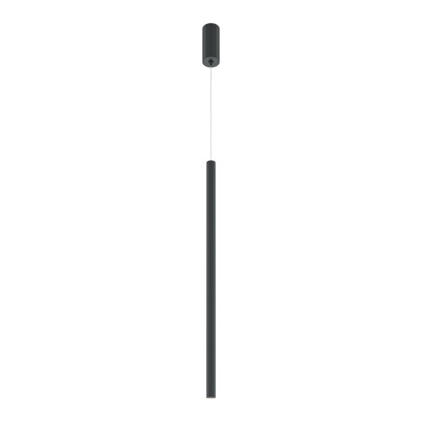 Suspension aluminium LED D : 3 cm rond H : max. 380 cm