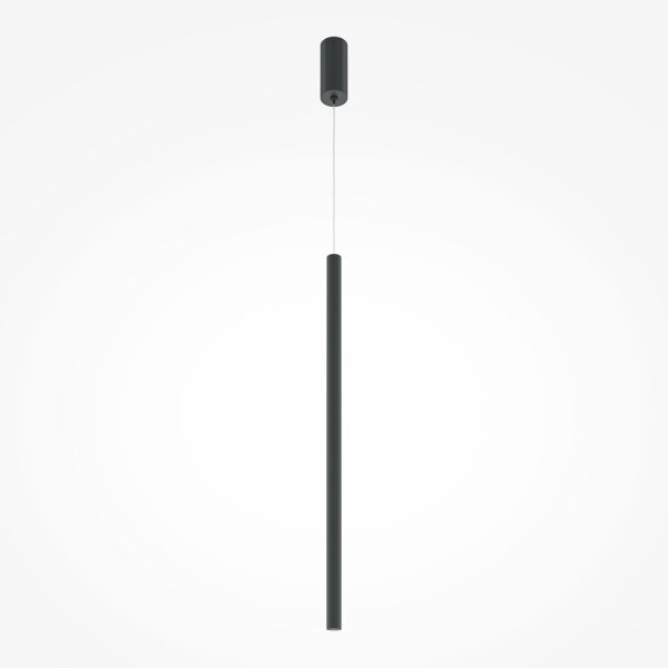 Suspension aluminium LED D : 3 cm rond H : max. 380 cm