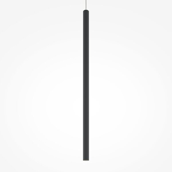 Suspension aluminium LED D : 3 cm rond H : max. 380 cm