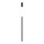 Suspension aluminium LED D : 3 cm rond H : max. 380 cm