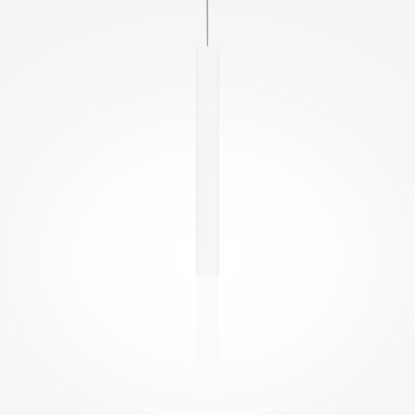 Suspension aluminium LED Ø 3 cm rond H : max. 345 cm