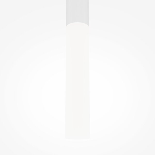 Suspension aluminium LED Ø 3 cm rond H : max. 345 cm