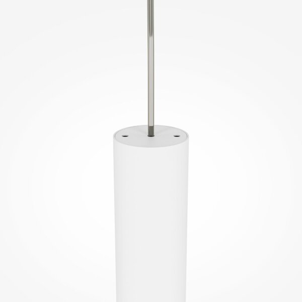 Suspension aluminium LED Ø 3 cm rond H : max. 345 cm