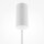 Suspension aluminium LED Ø 3 cm rond H : max. 345 cm