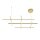 Suspension LED aluminium H : max. 312 cm en or SIRI
