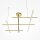 Suspension LED aluminium H : max. 312 cm en or SIRI