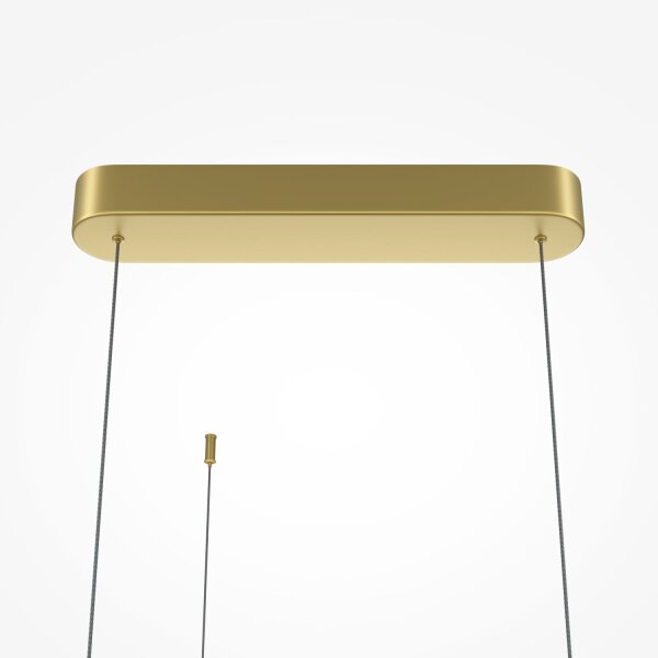 Suspension LED aluminium H : max. 310 cm en or SIRI