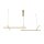 Suspension LED aluminium H : max. 310 cm en or SIRI