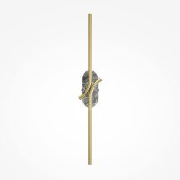 Applique LED métal 63 cm de haut allongée...