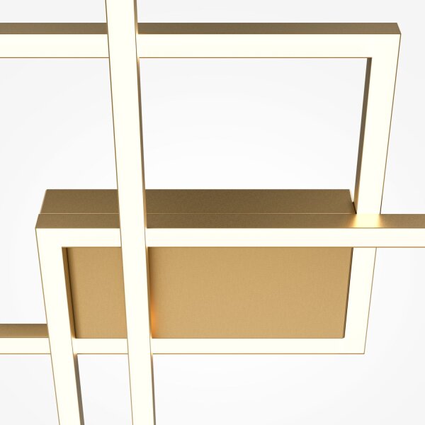 Plafonnier LED Métal doré 4300 lm Moderne TANJA