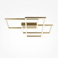 Plafonnier LED Métal doré 4300 lm Moderne...